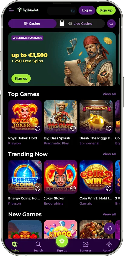 Rollambia application